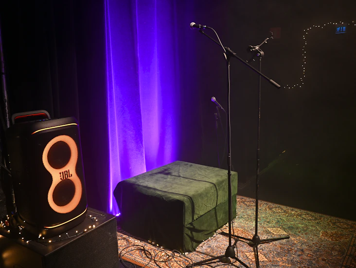 Partykit med ljud, ljus och rök