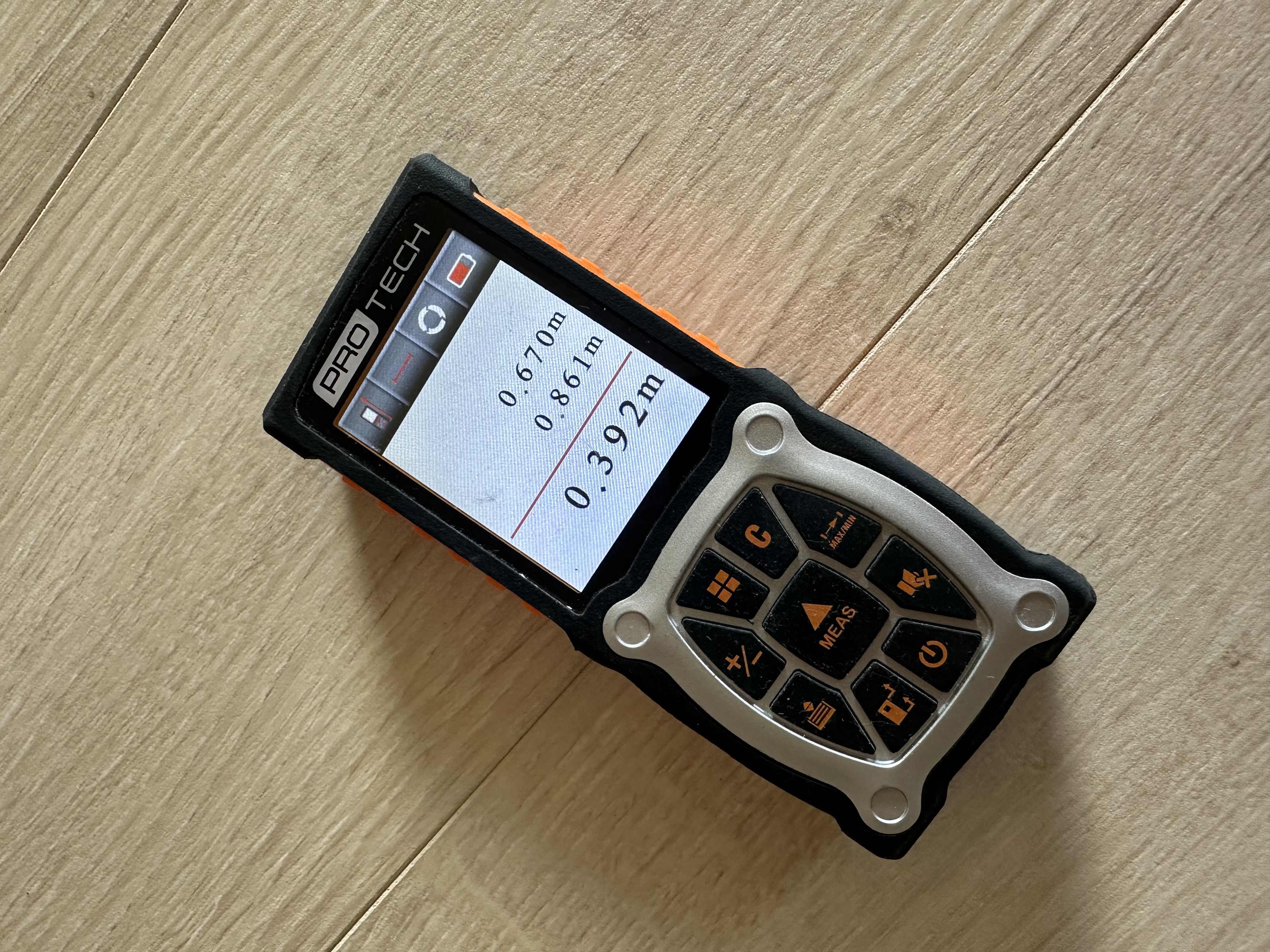Laseravstandsmåler, 60m