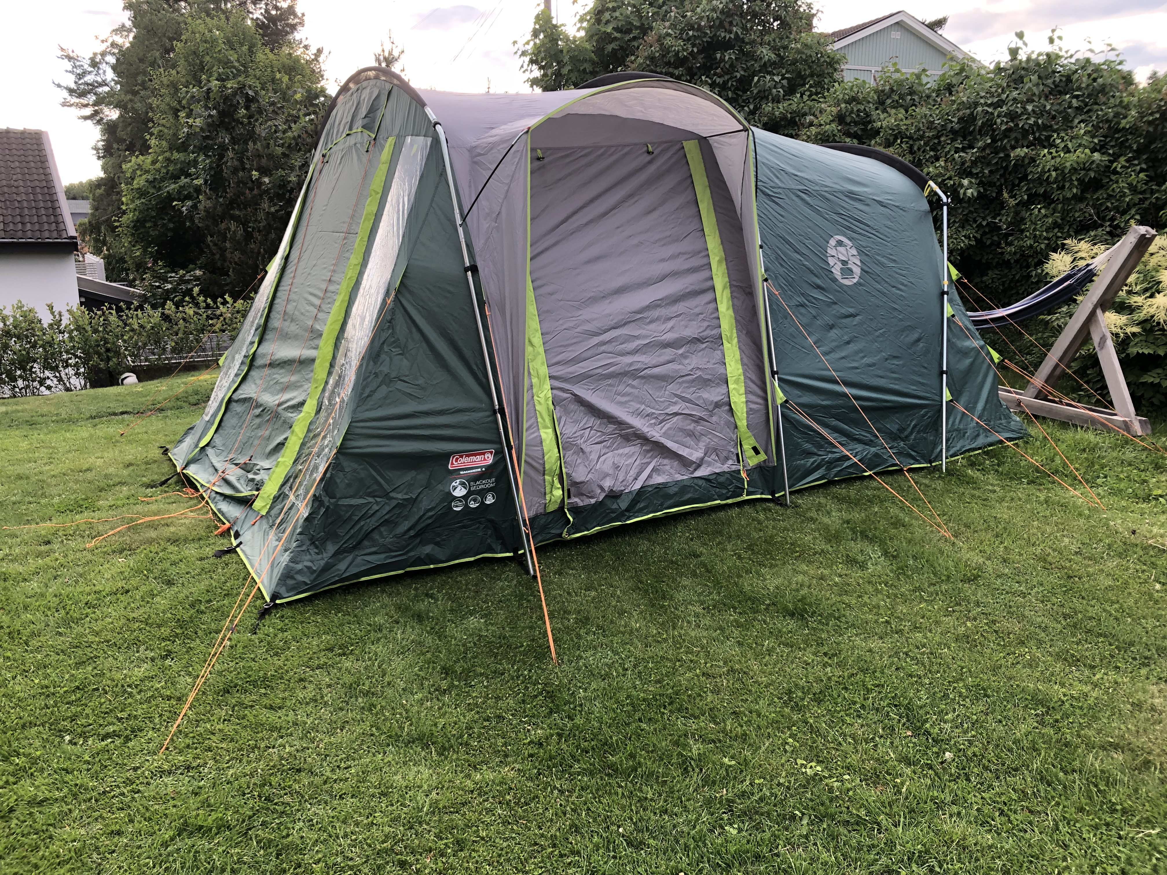Coleman campingtält m tillbehör