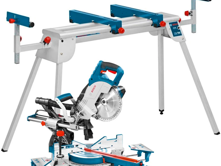 Kap- och gersåg samt stabilt sågbord