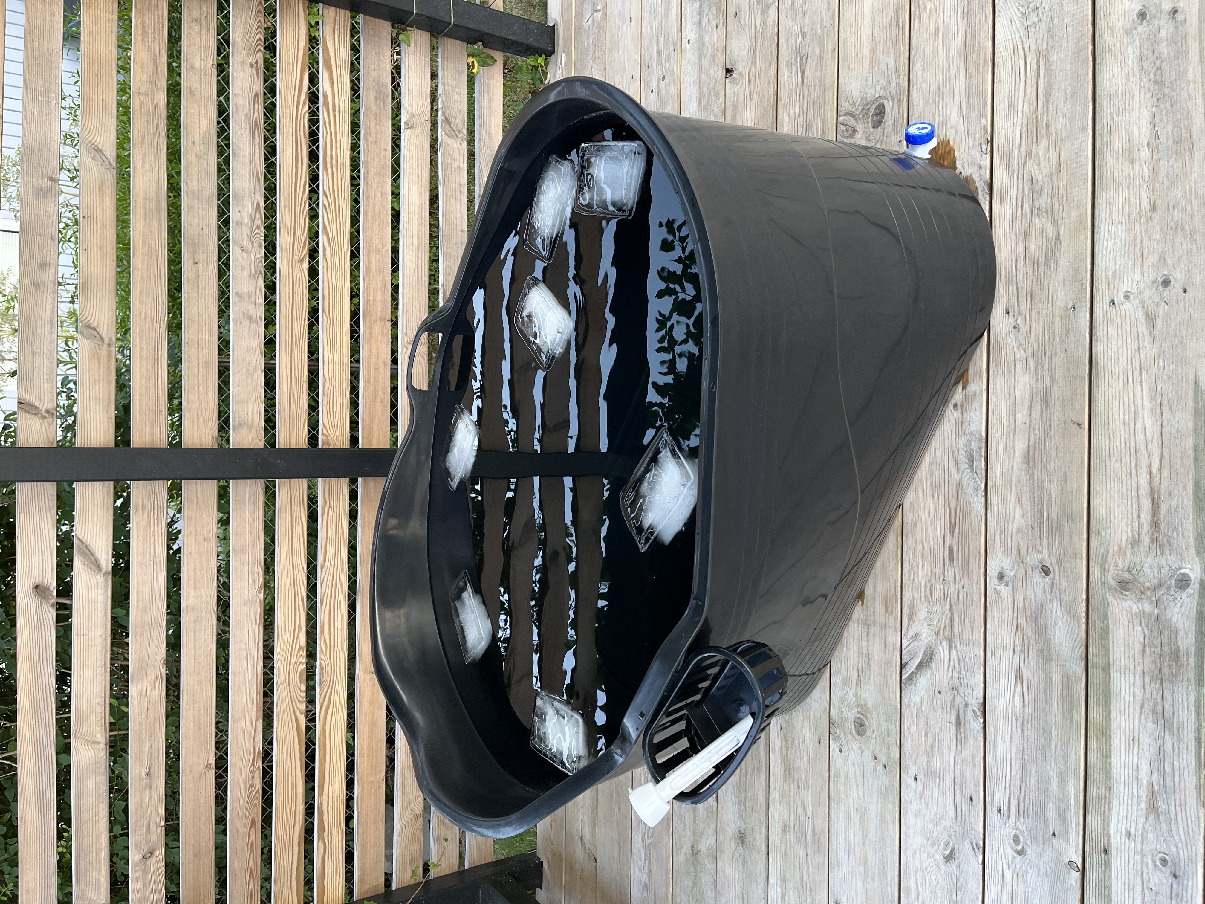 Xl badhink 400l - för kallbad & varmbad 🧊🔥