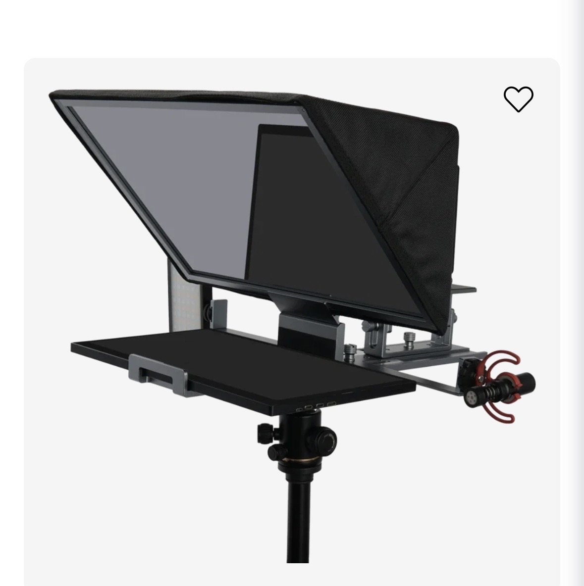 Teleprompter för surfplatta