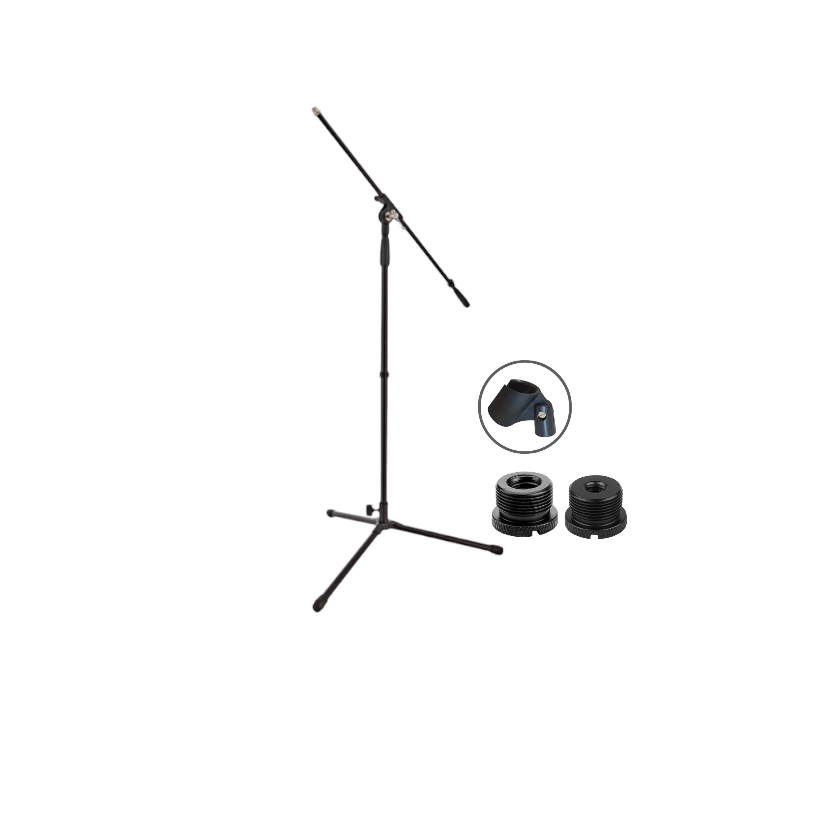 Microphone stand boom arm floor stand podcast studio mic event pa