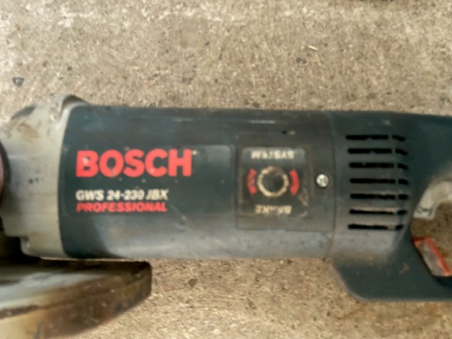 Stenkap/vinkelslip bosch 24-230 jbx