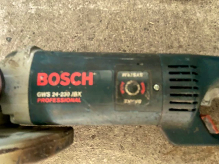 Stenkap/vinkelslip bosch 24-230 jbx