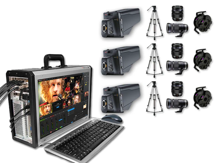 Streamingpakke livestream studio, 3 kamera