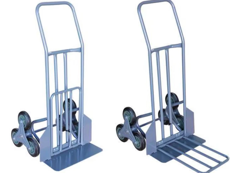 Stair climbing hand sack truck trolley