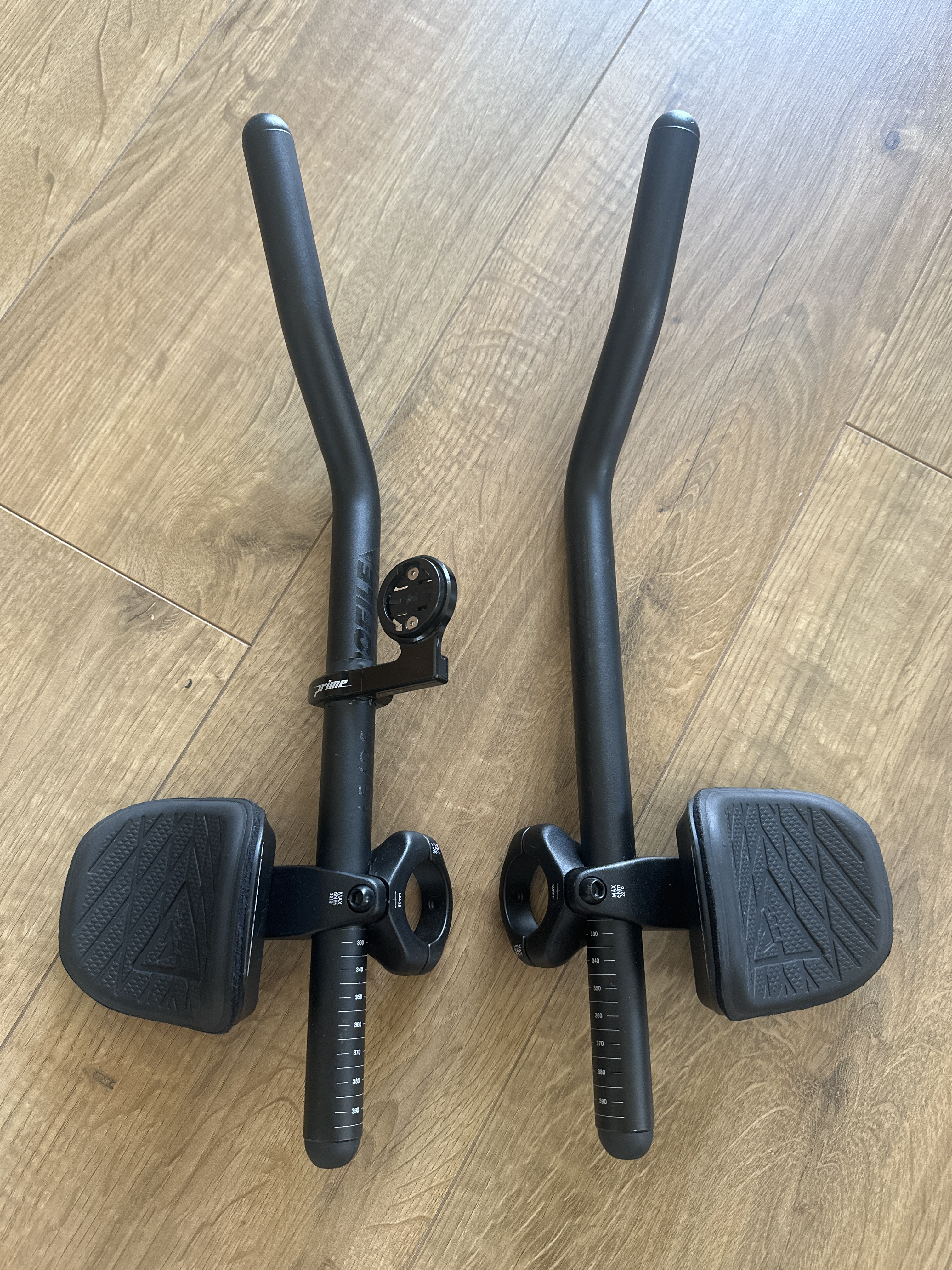 Tt triathlon bars clip-on round - profile design 45/25 s