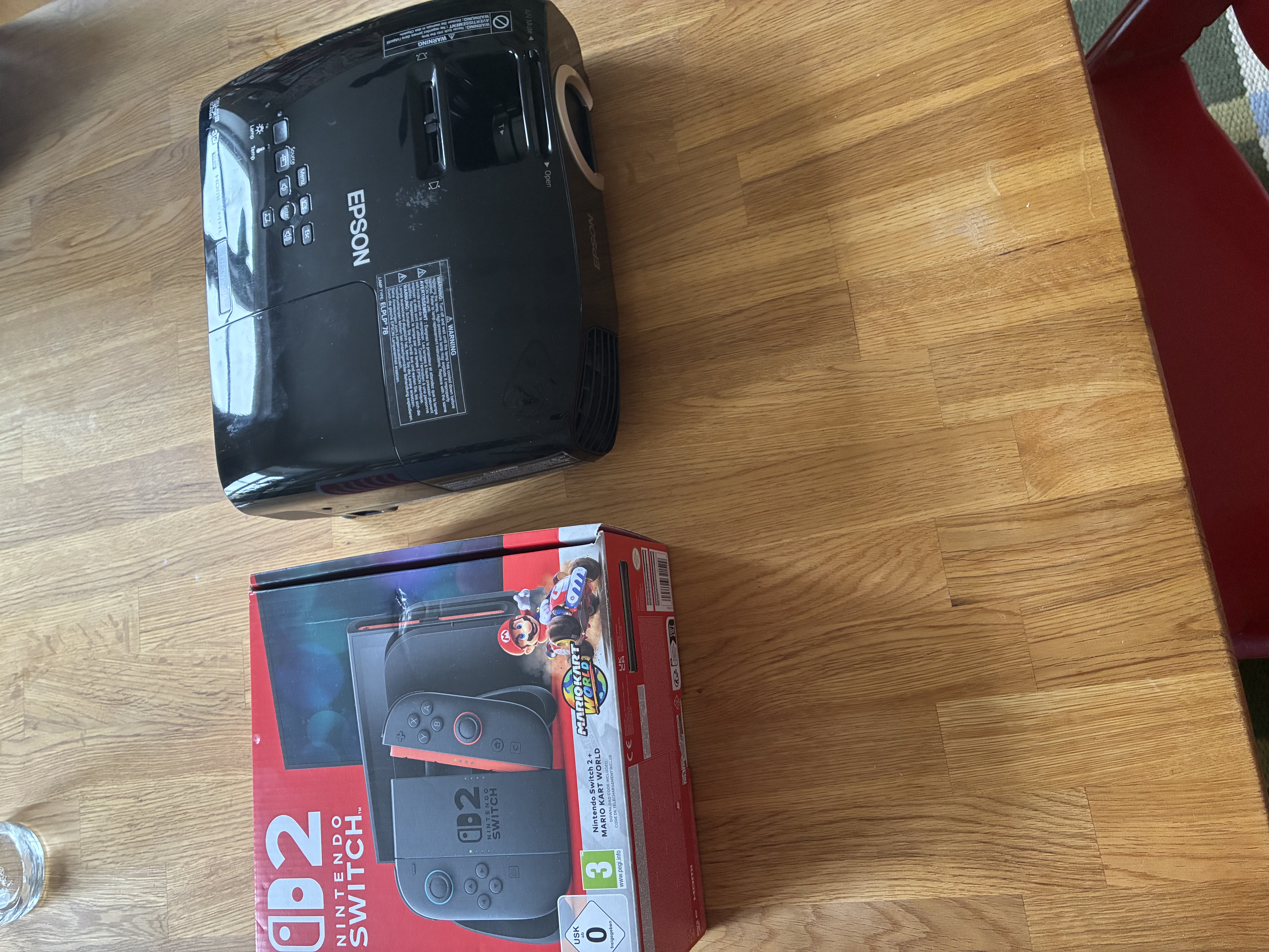 Nintendo switch 2 med projektor 📽️ och 4 kontroller 