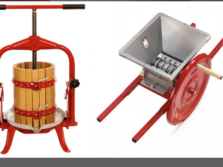 Äpplekross och äpplepress