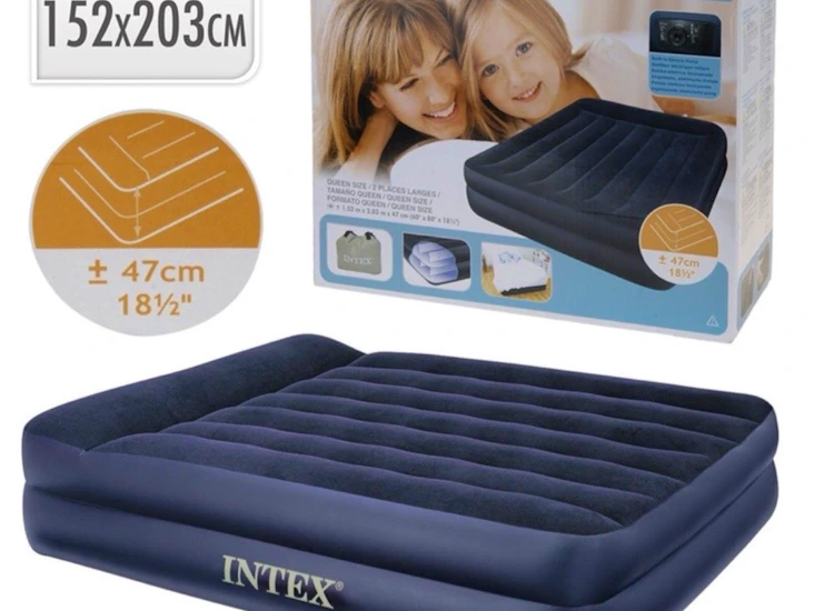 Intex luftmadrass 152x203cm
