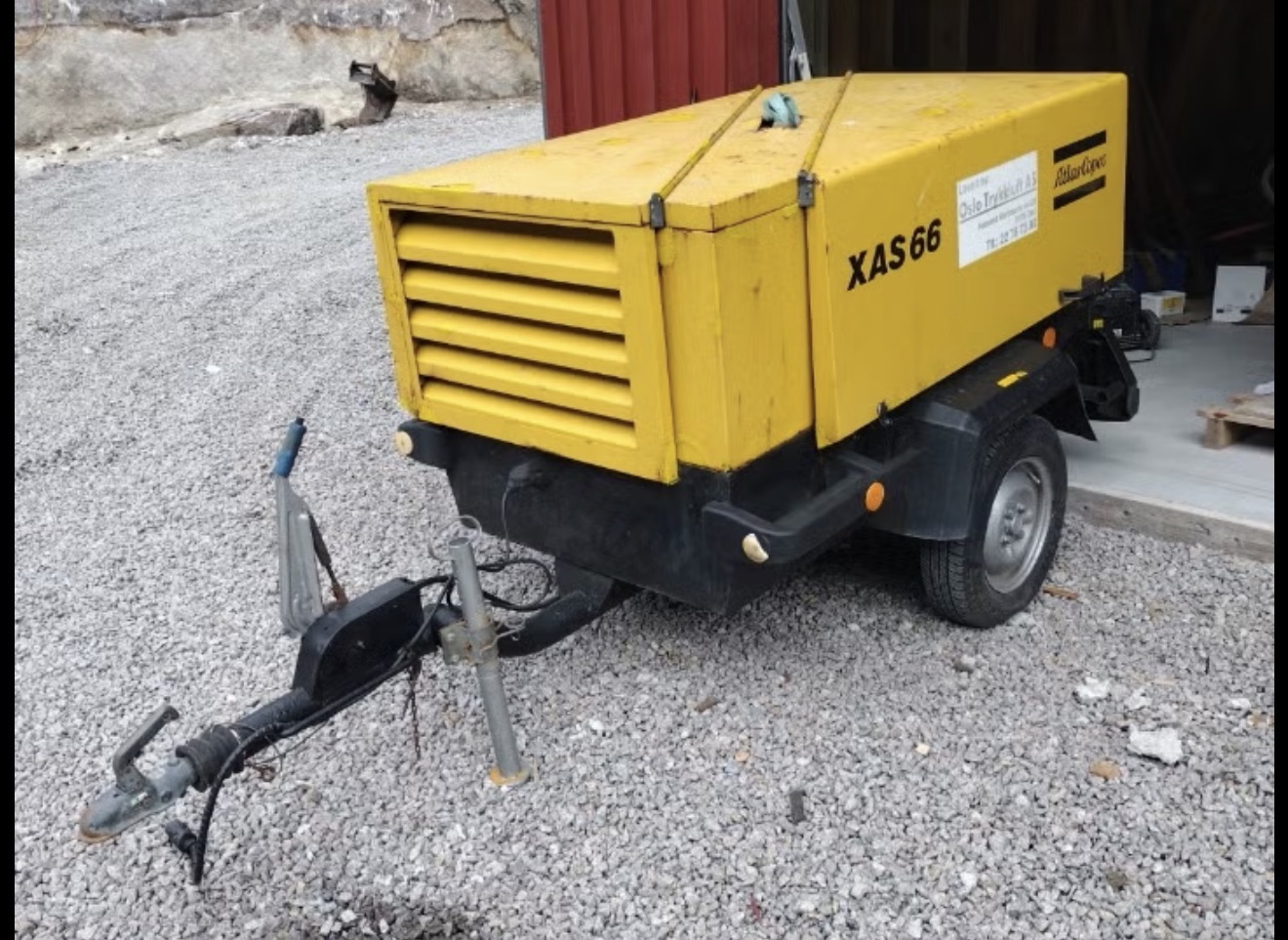 Atlas copco xas 66 dieselkompressor