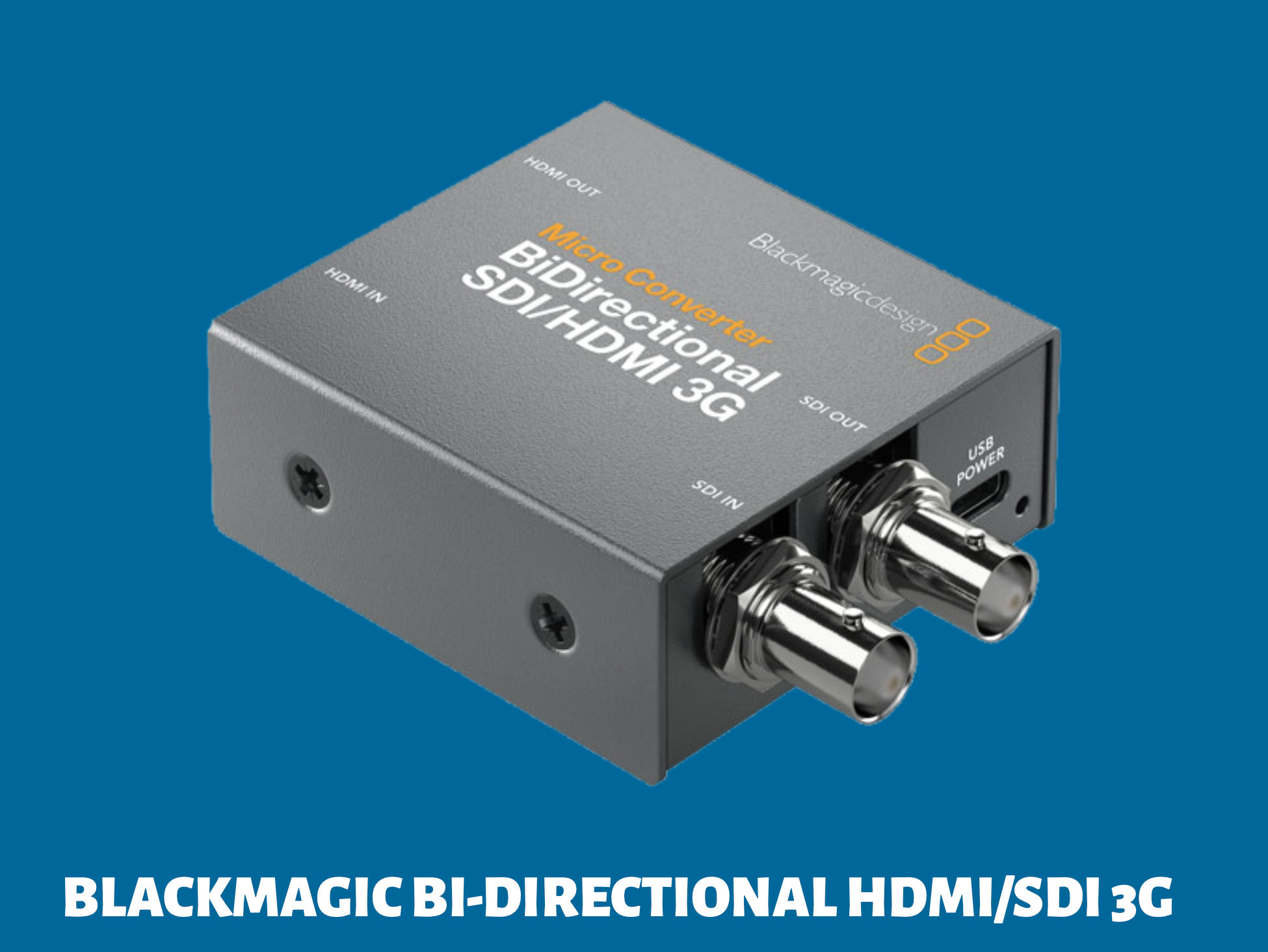 Blackmagic micro convertor bidirectional 3g (sdi/ hdmi)