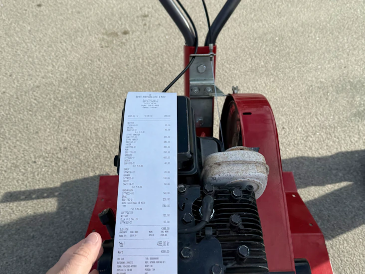 Jordfräs 5hk tigs stiga