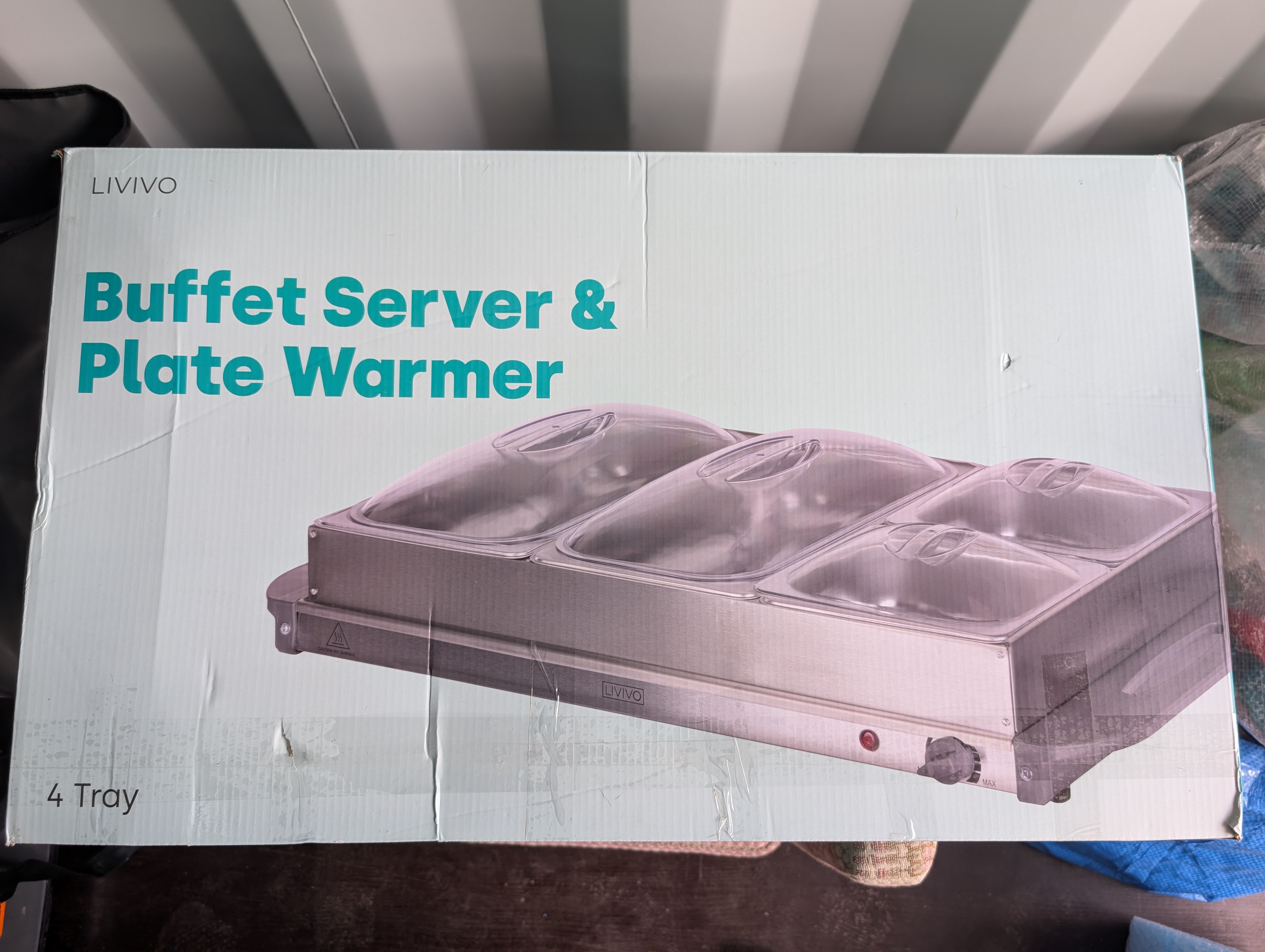 Buffet server and plate warmer