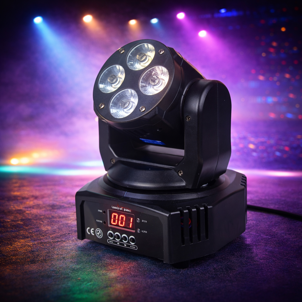 2 stk moving head led light 4in1 40 w