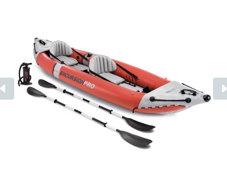 Kajakk til to personer - intex excursion pro k2