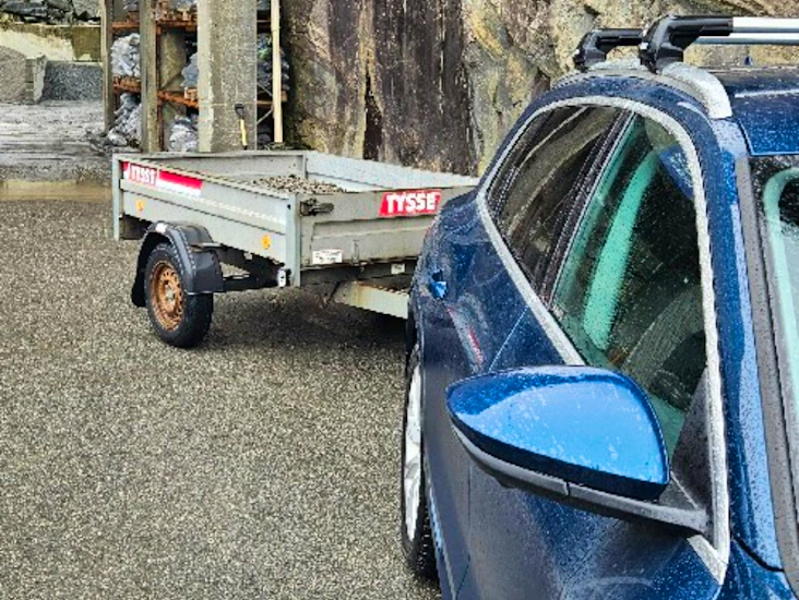 Tysse tilhenger leies ut