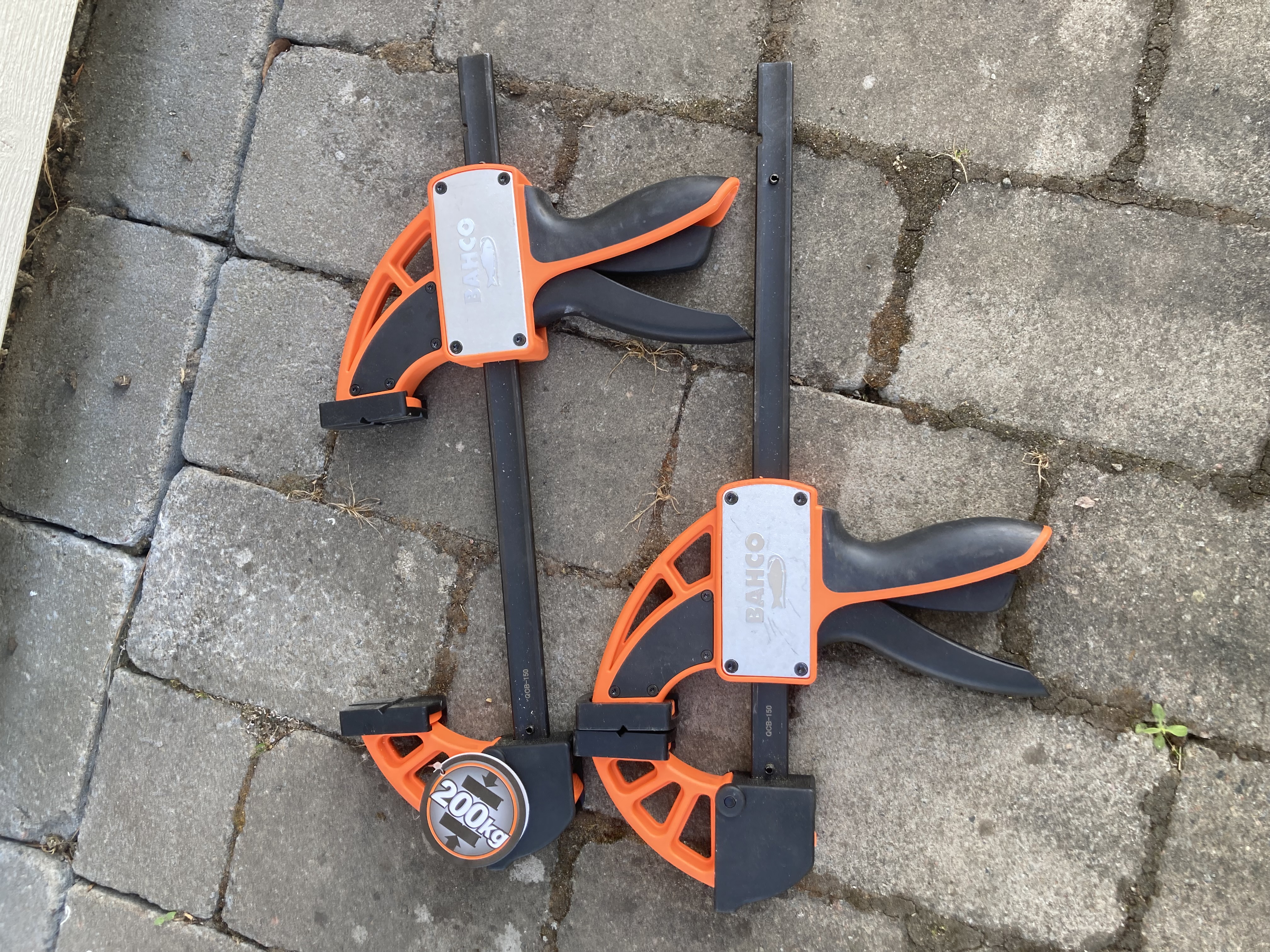 2 st tvingar bahco 150mm
