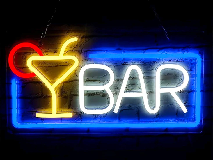 Bar (neonskylt #2)
