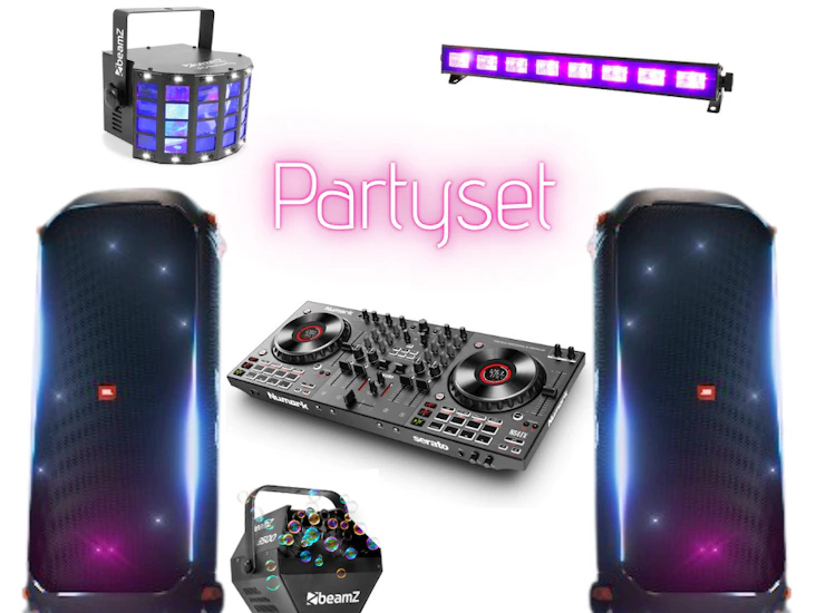 Ljud, dj controller and ljus