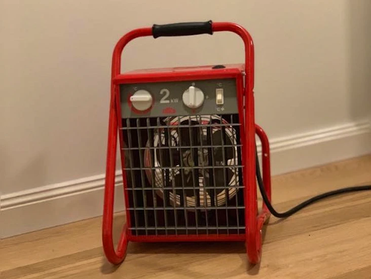 Värmefläkt / byggfläkt 2kw