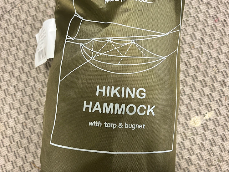 Hängmattetält / hiking hammock with tarp