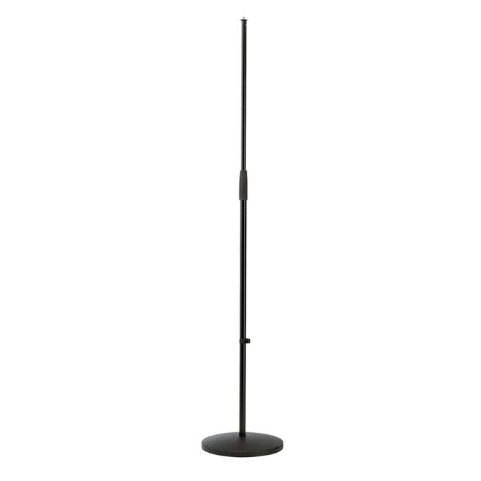 Round base tall microphone stand