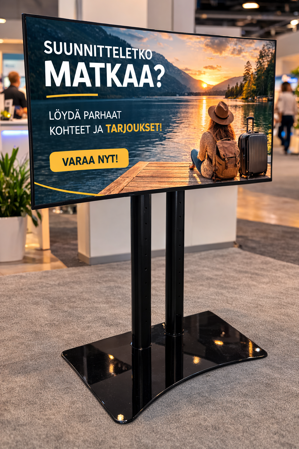 Mainosnäyttö / digitaalinen näyttö vuokralle (tapahtumat, liikkeet, messut) 📺