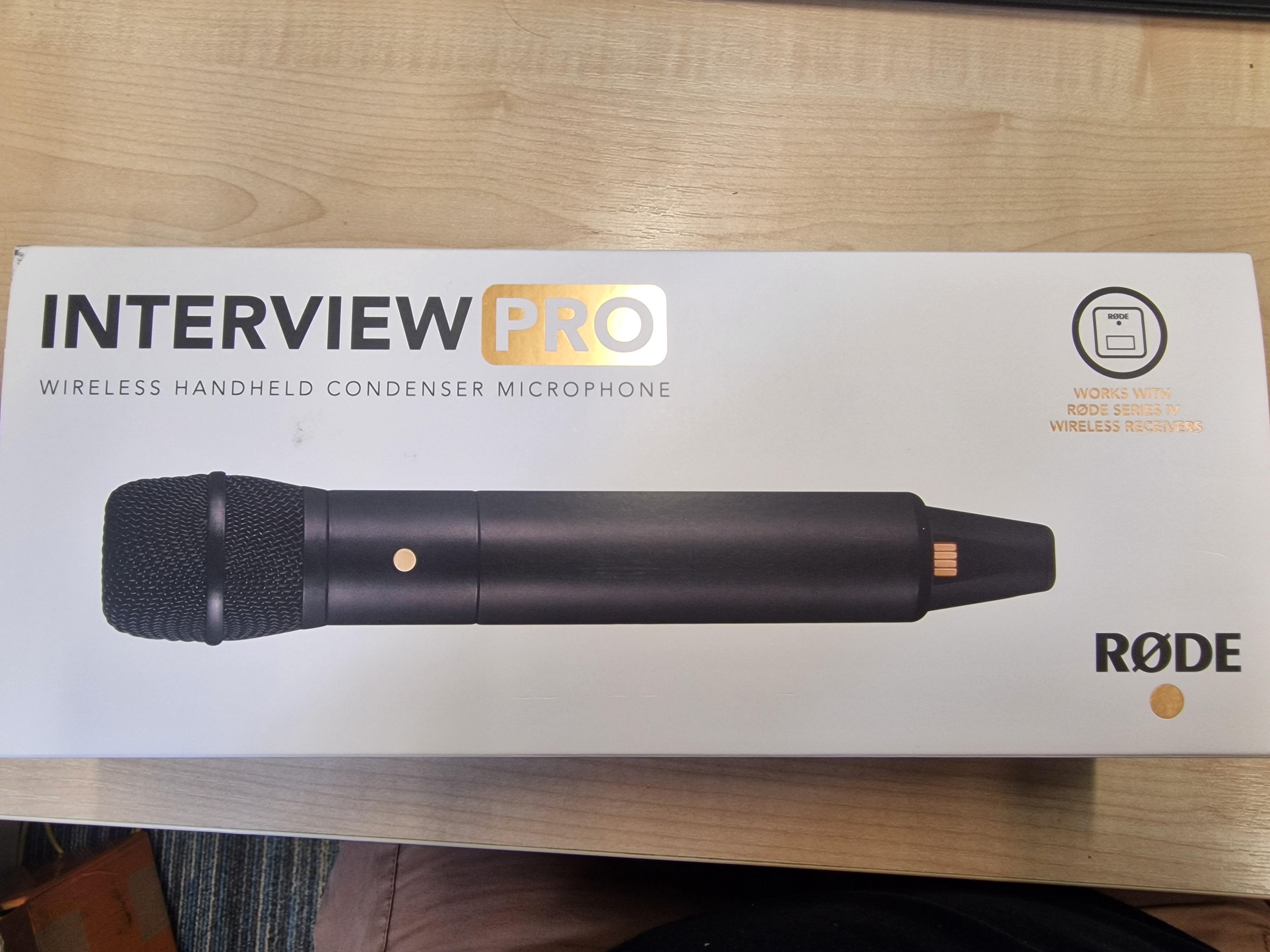 Røde interview pro wireless handheld mic rode