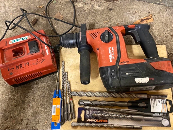 Hilti te 6-a36 batteridriven borrhammare