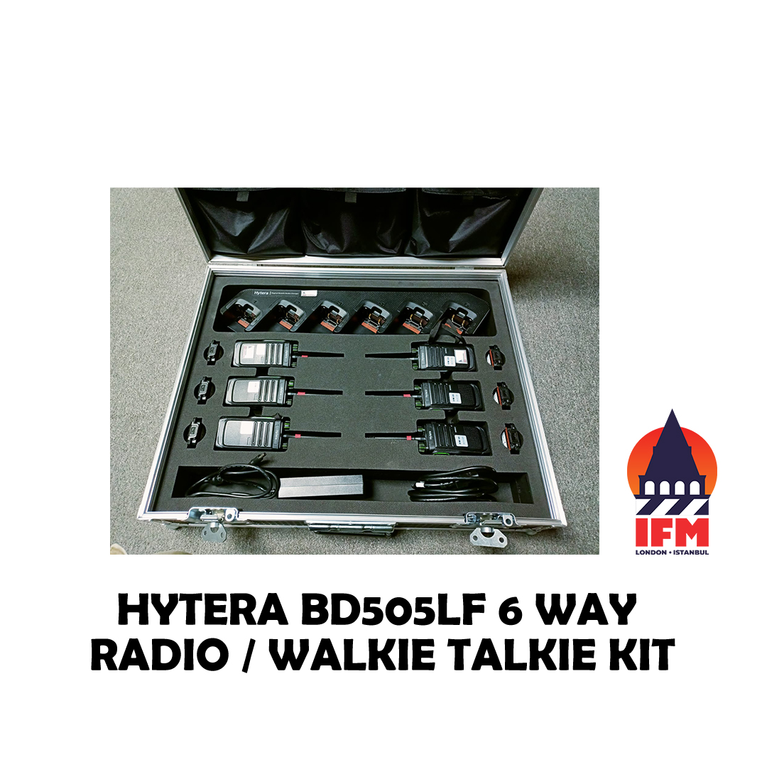 Hytera radio/ walkie talkie 6 unit package