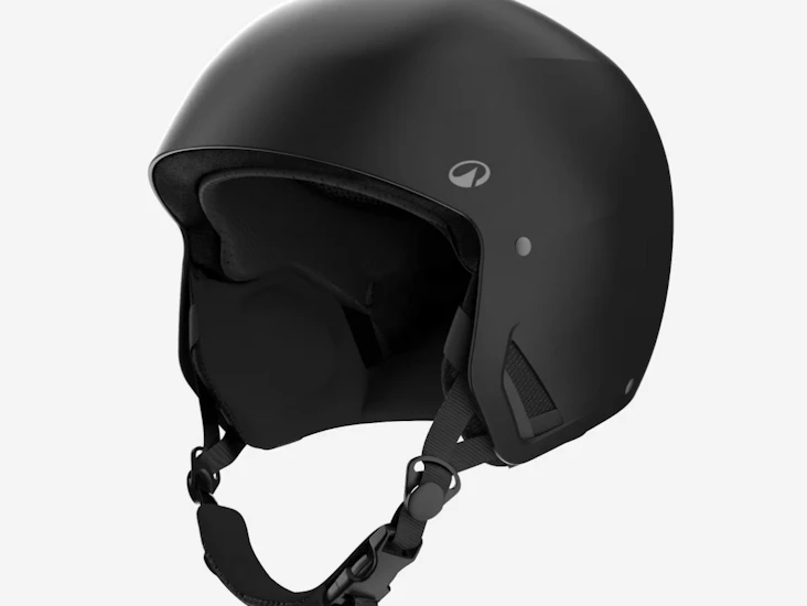 Wedze carving 500 adult medium rigid ear-piece ski helmet