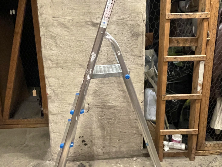 Praktisk aluminiumstege, 150 cm