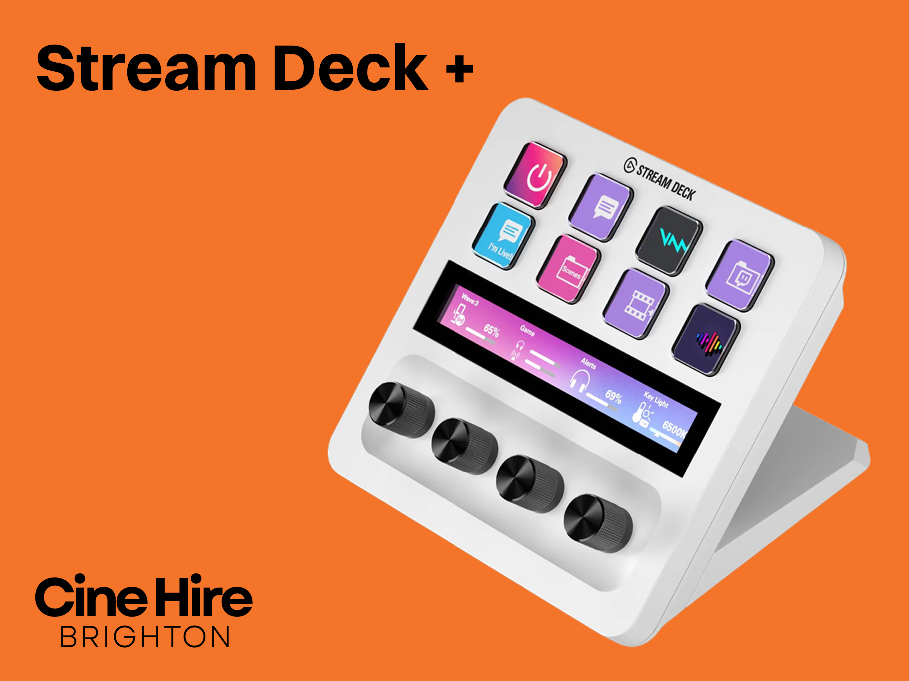 Stream deck +