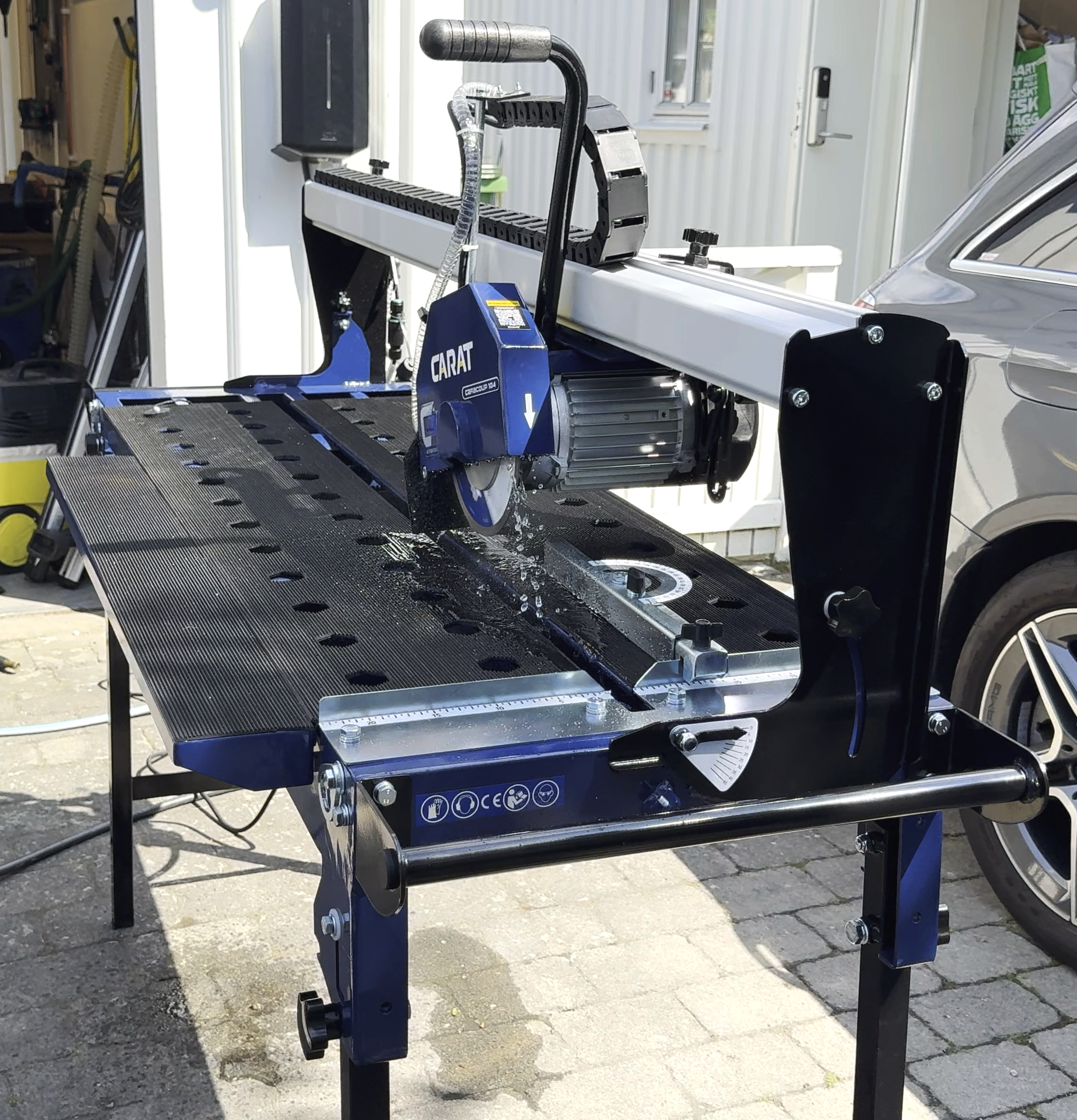 Kakel- och klinkersåg carat caracoup 104cm 230v 1300w