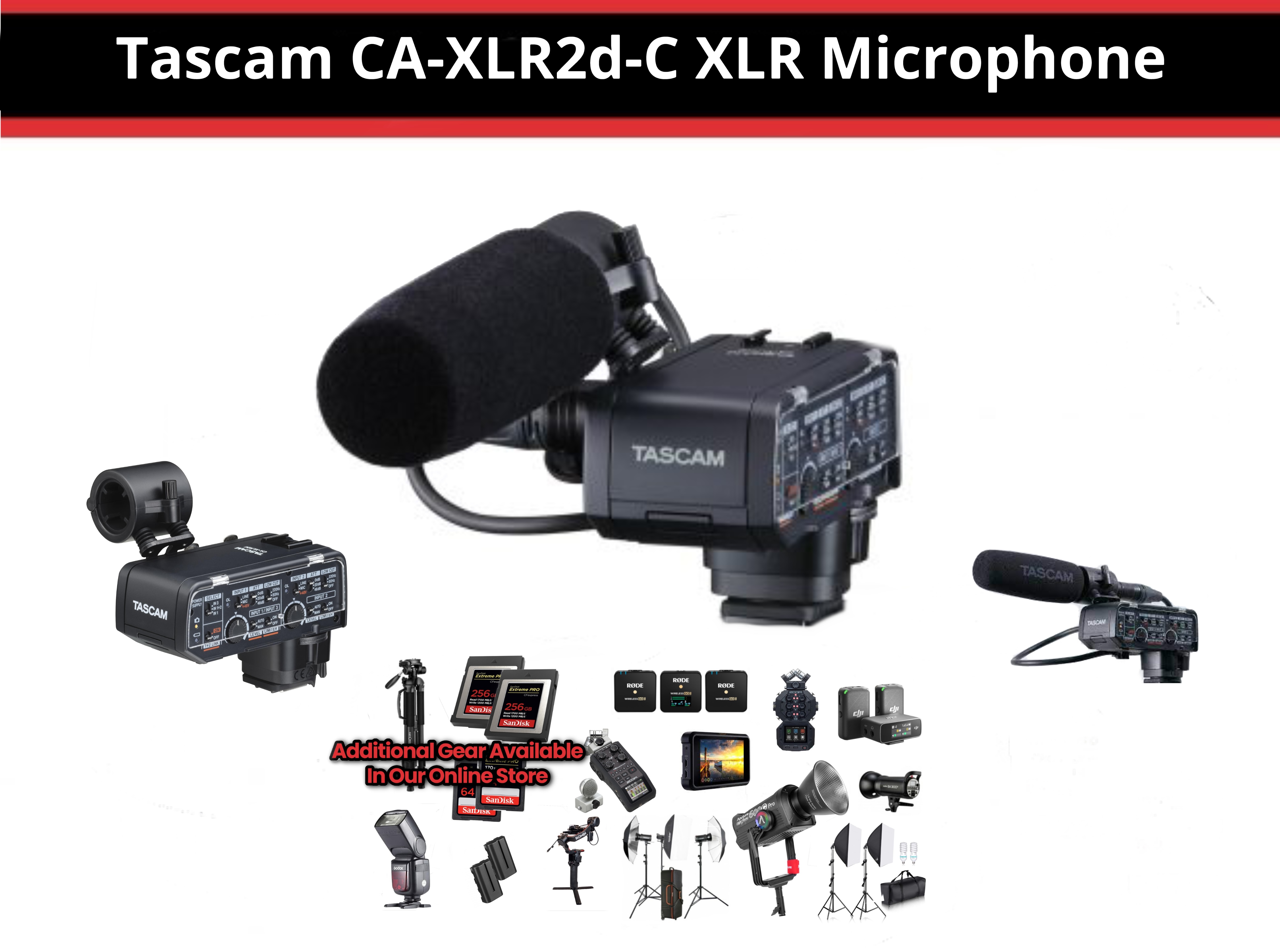 Tascam ca xlr2d c xlr microphone (delivery)