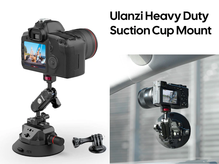 Ulanzi sc-02 camera suction cup mount