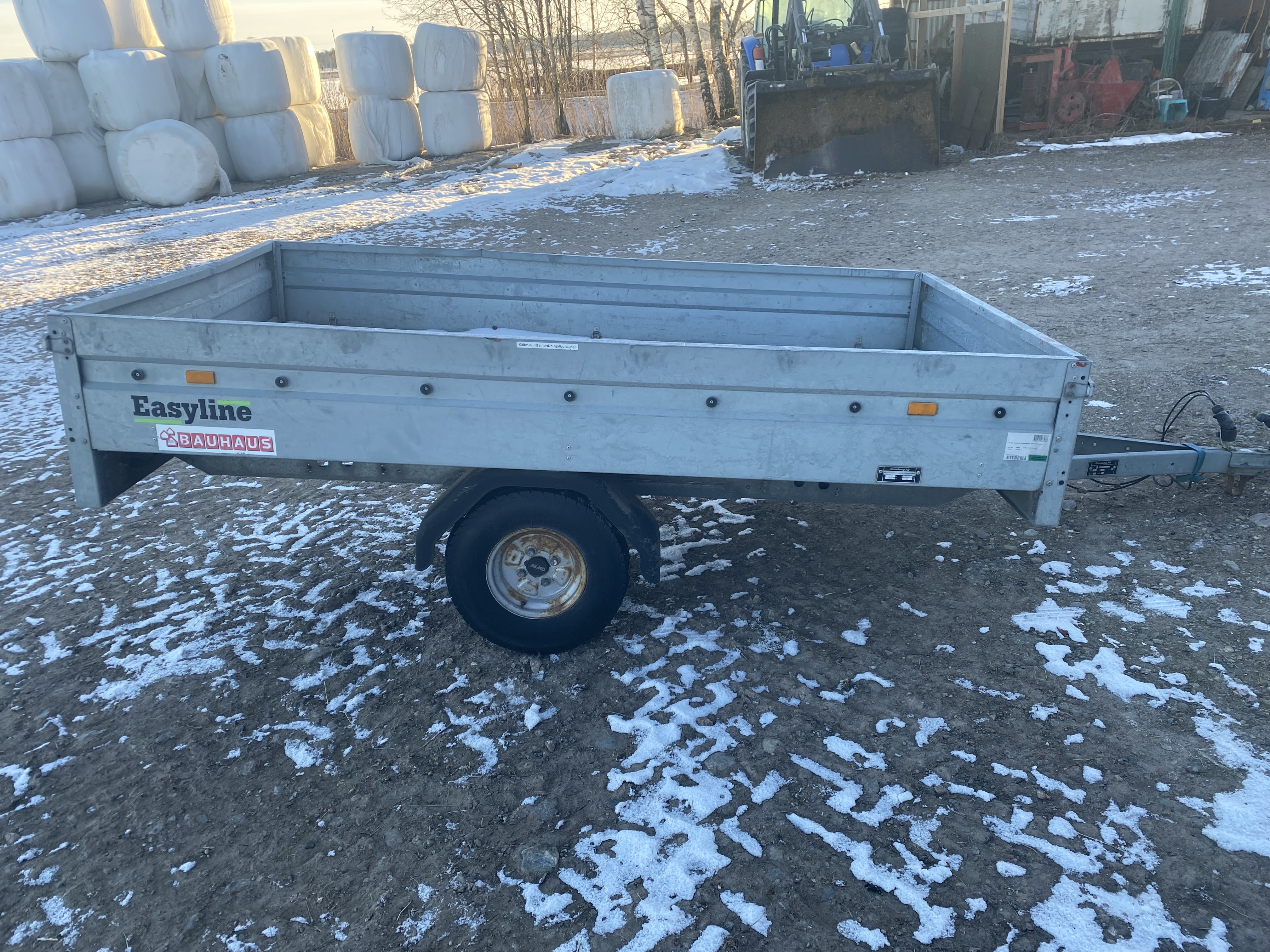 Släpvagn 750 kg obromsad