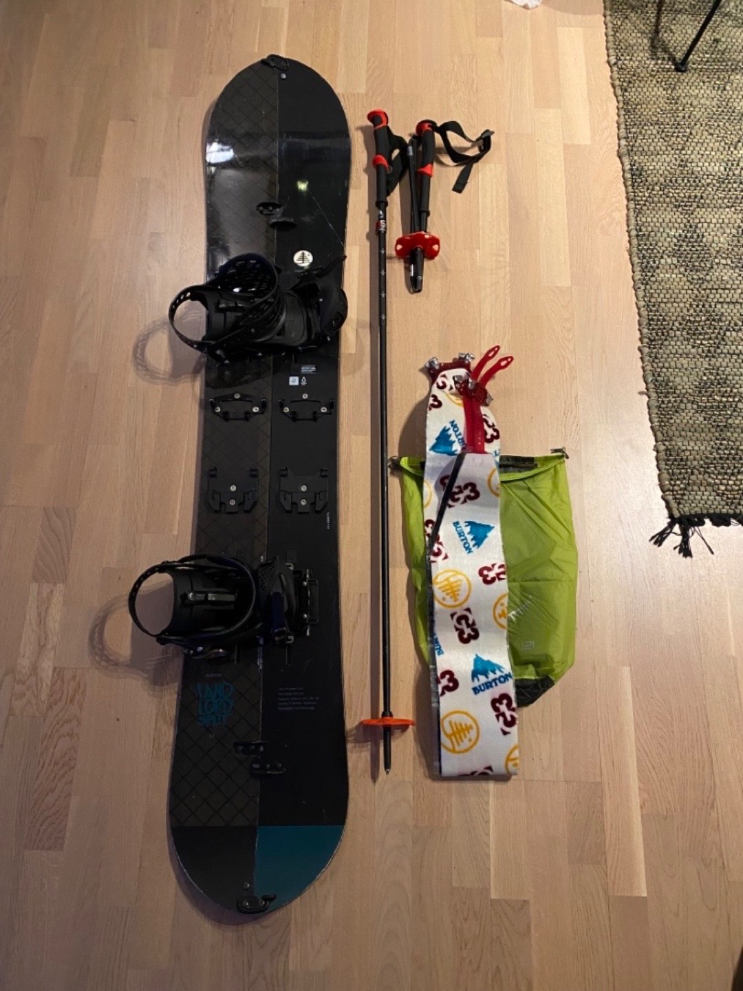 Splitboardpakke for 180+ burton