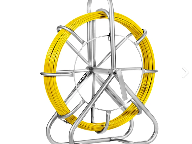 Dragfjäder/glasfiberstav 6mm x 130m