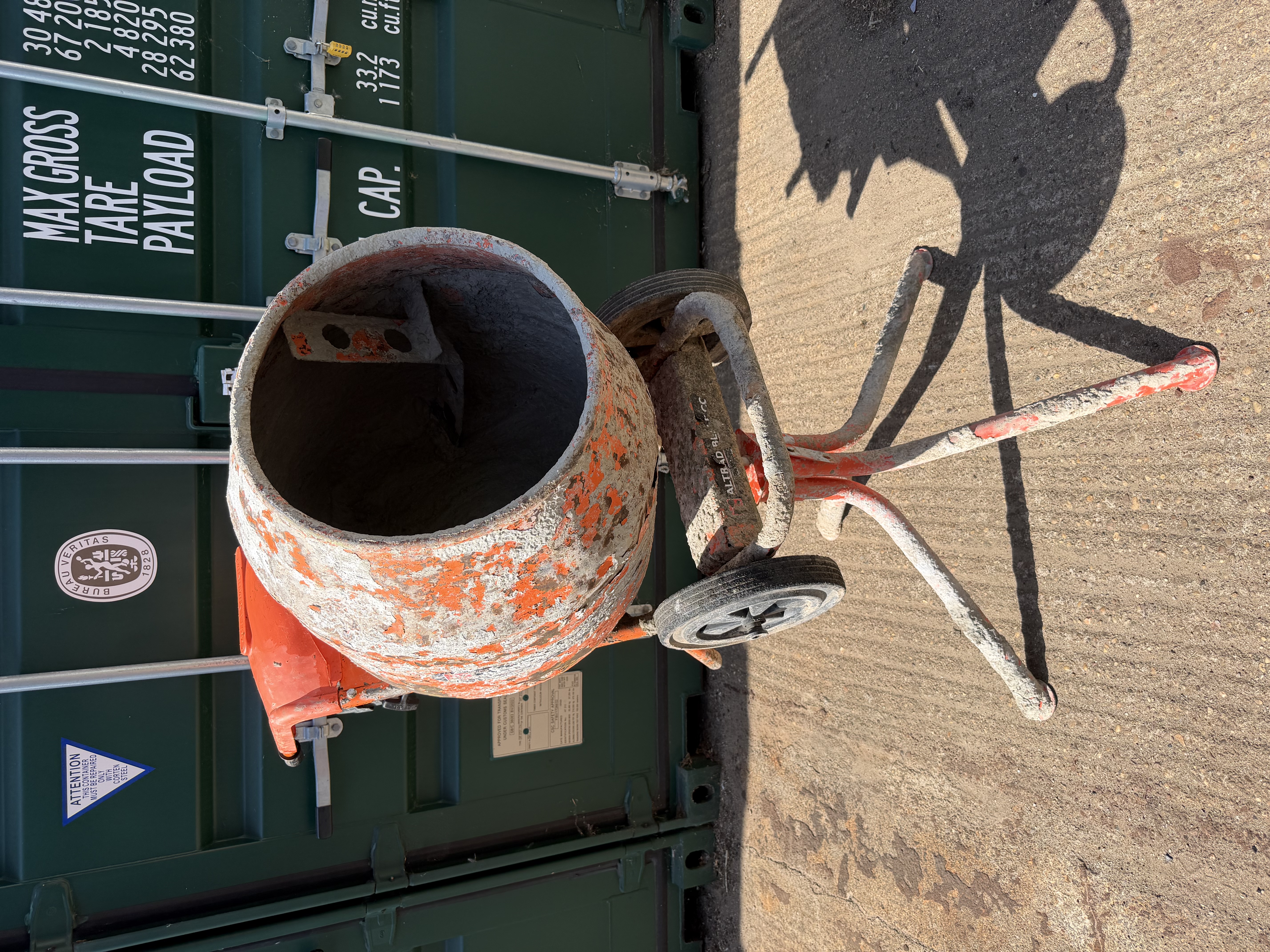 Belle mini mix 150, honda cement mixer