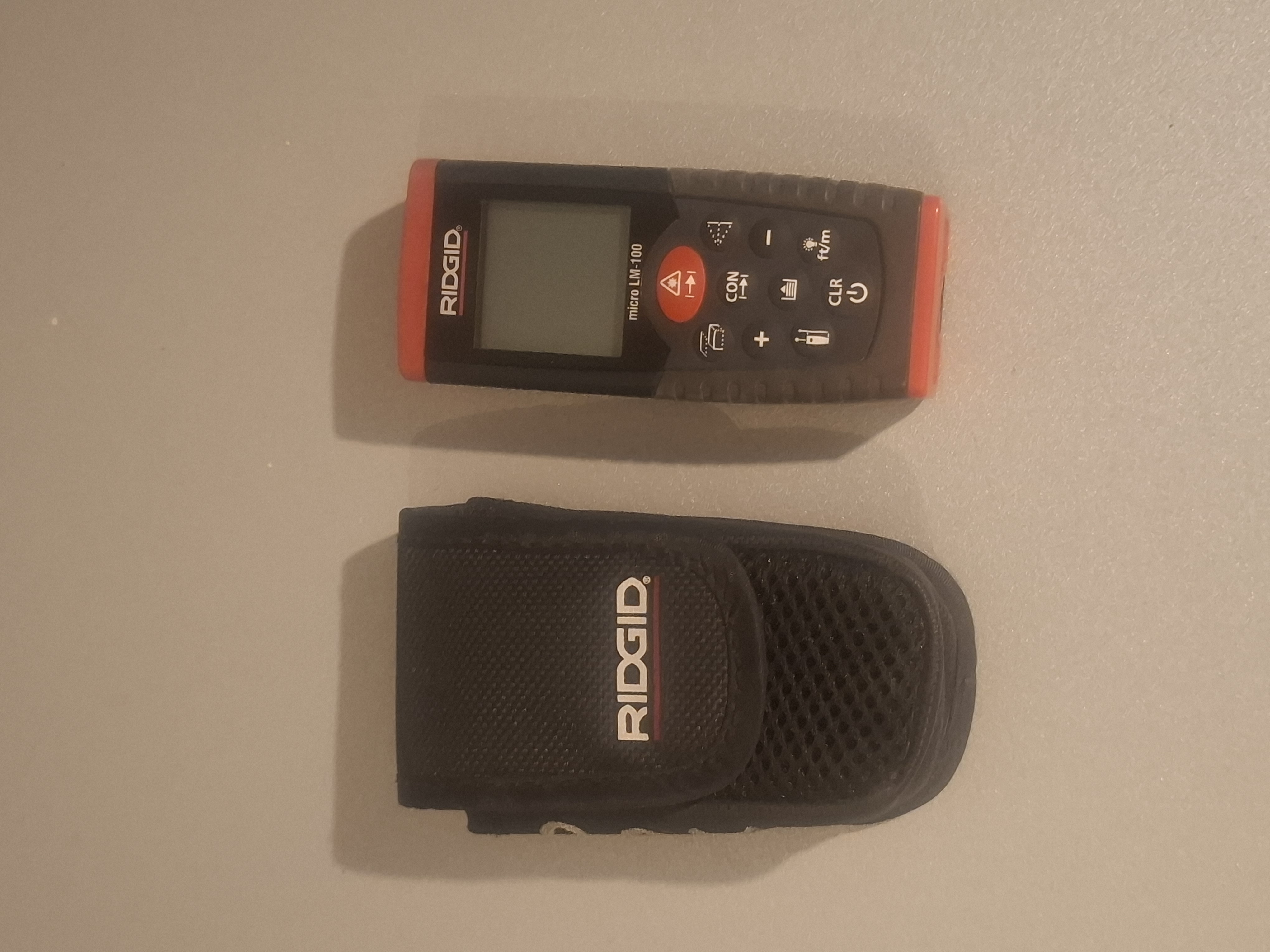 Ridgid lm100 afstandsmåler – 100 meter