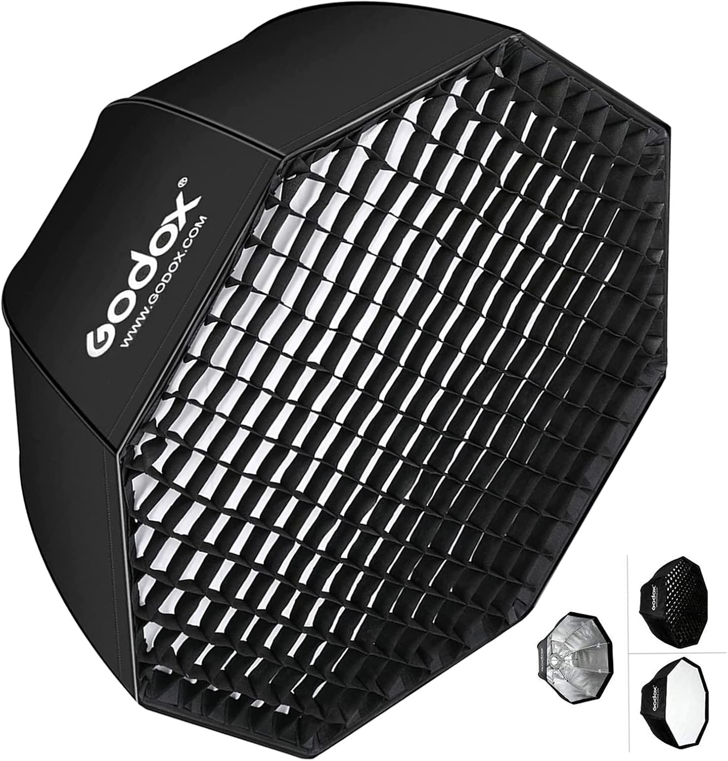 Godox softbox 80cm / 31. 5inch softbox w octagon honeycomb grid