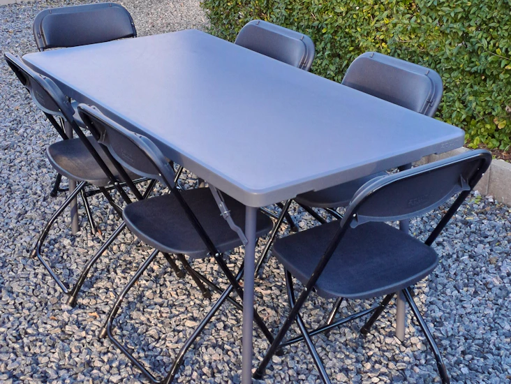 Fällbar bord och stol