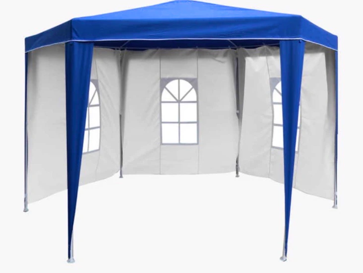 Partytält, sexsidigt