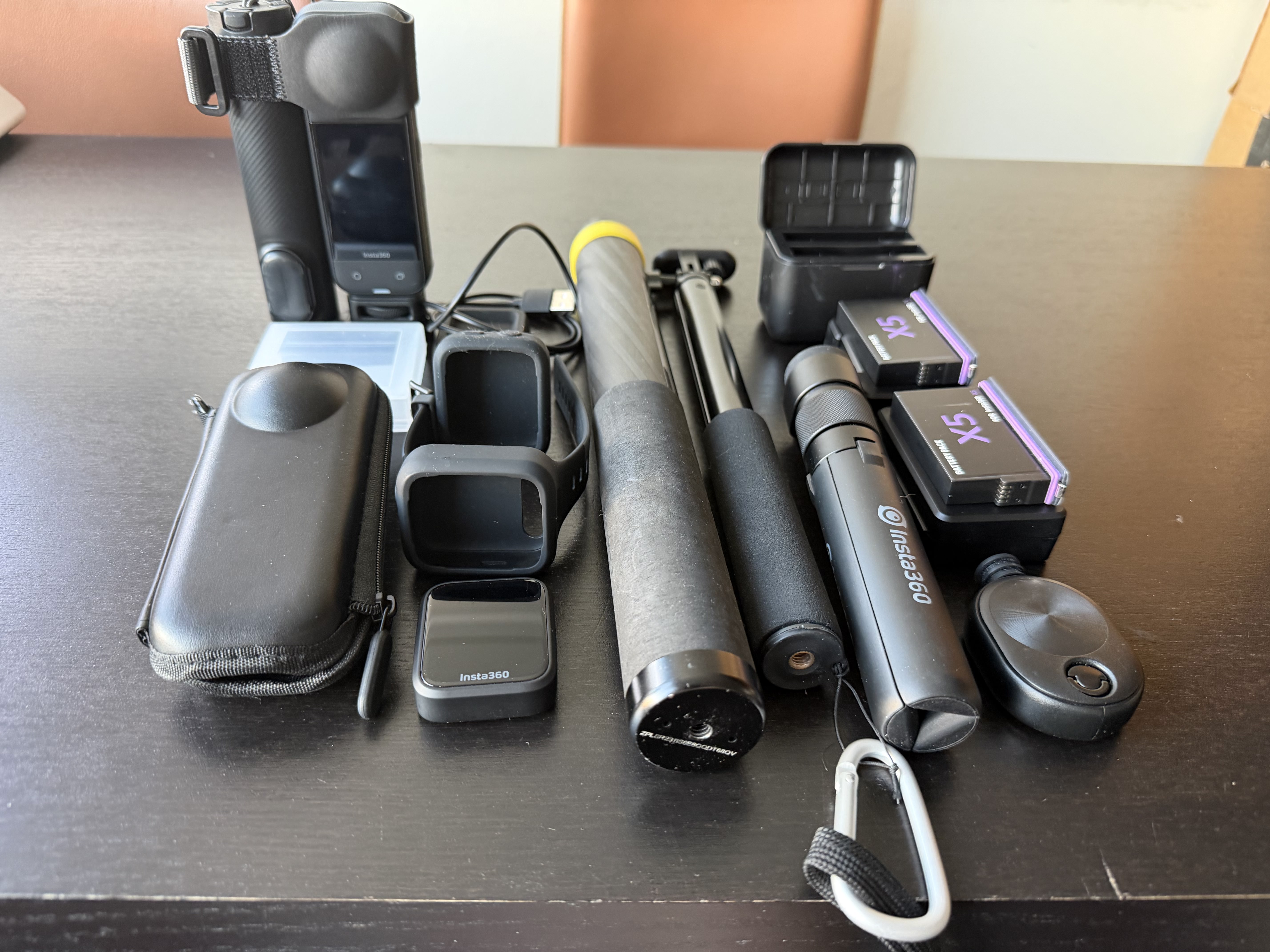 Insta360 x5 8k actionkamera (360 camera, selfie stick kit, bullet time)