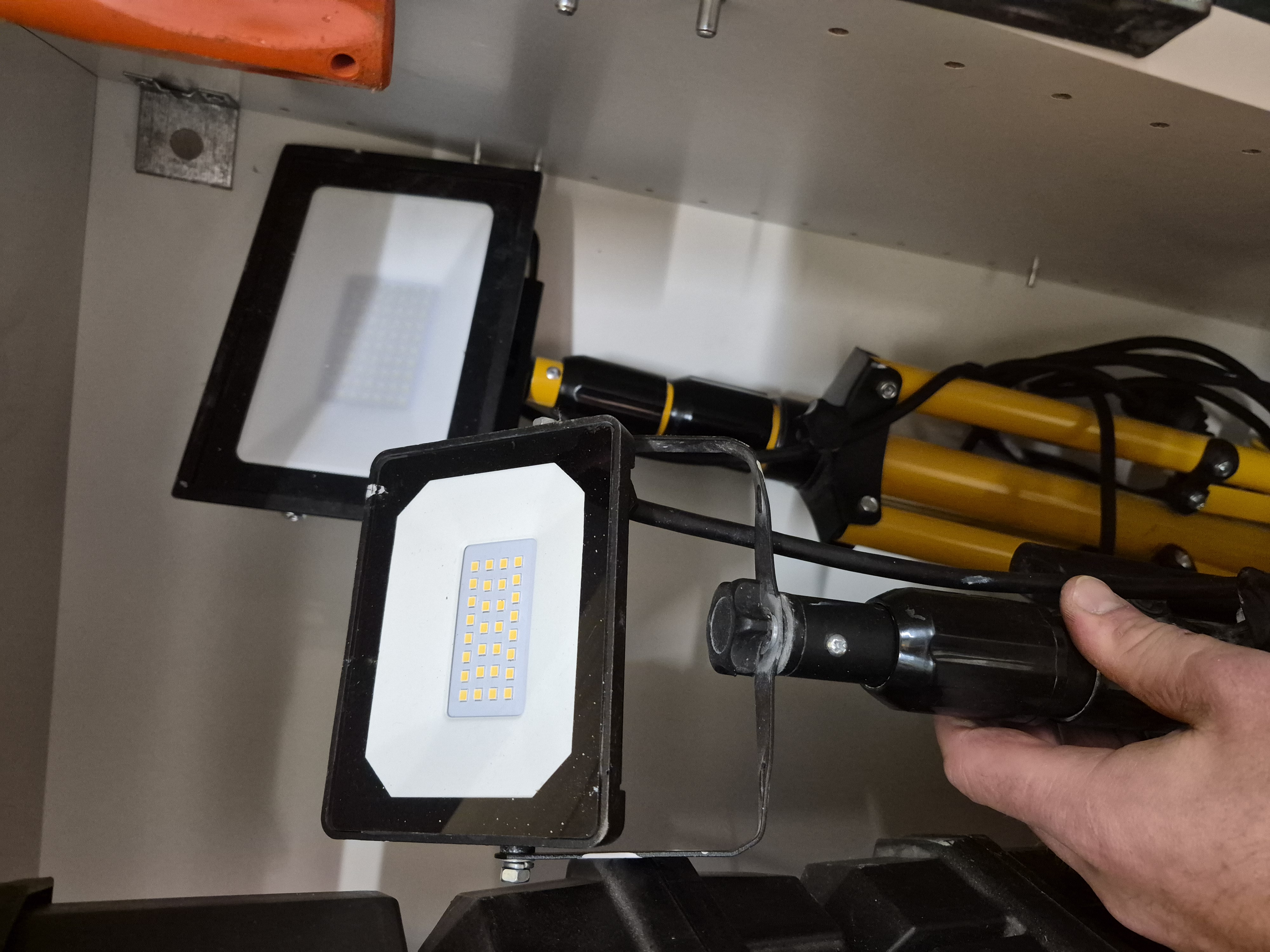 Bygglampor led