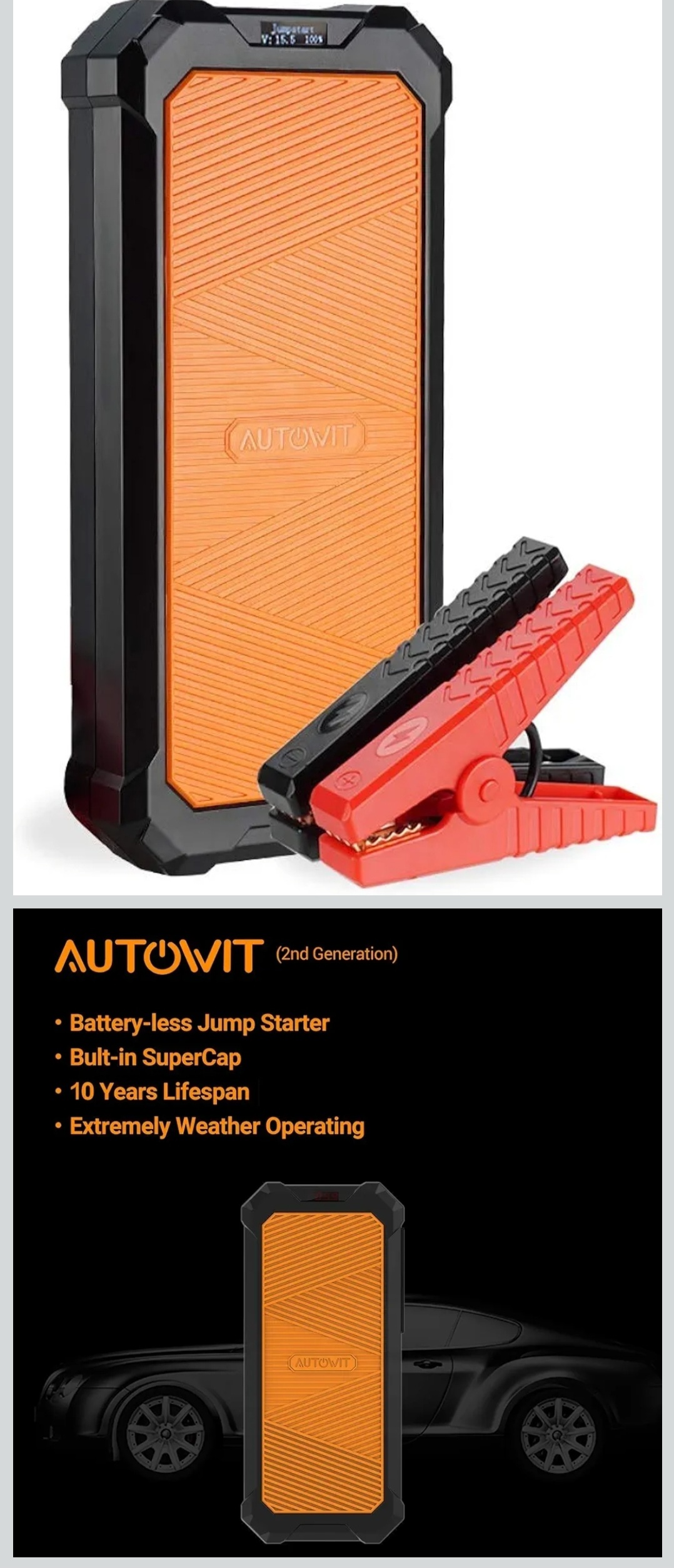 Car jump starter