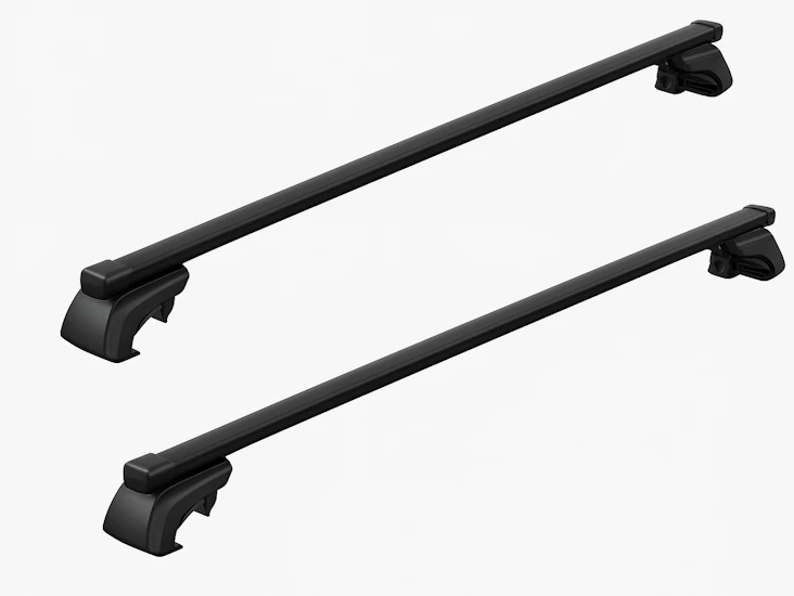 Thule smartrack xt 118 cm – kattotelineet avoimiin kattokaiteisiin (punavuori / viiskulma)
